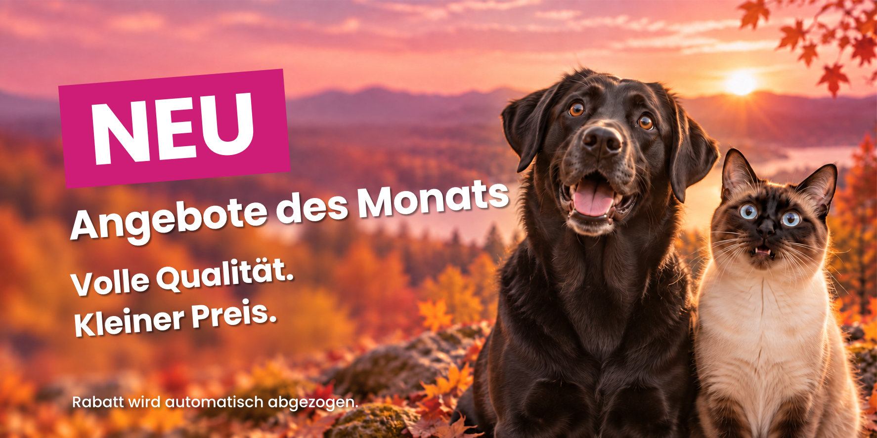 Angebote des Monats: Volle Qualität. Kleiner Preis